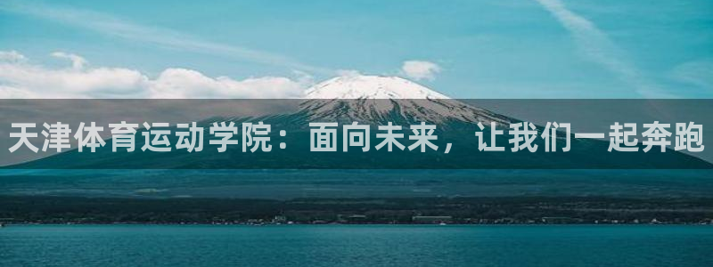 vsport体育官方正版app官方:天津体育运动学院:面向未